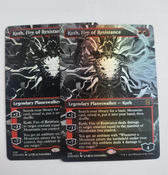 Koth, Fire of Resistance Foils