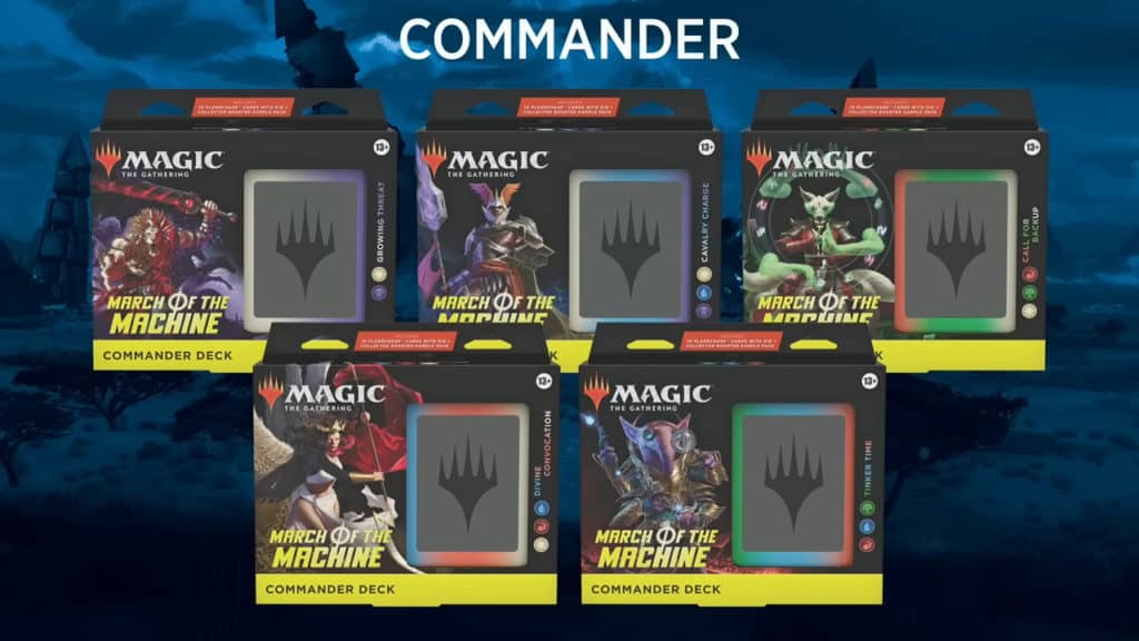 March of the Machine Commander Decks