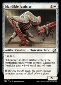 mandible justicar
