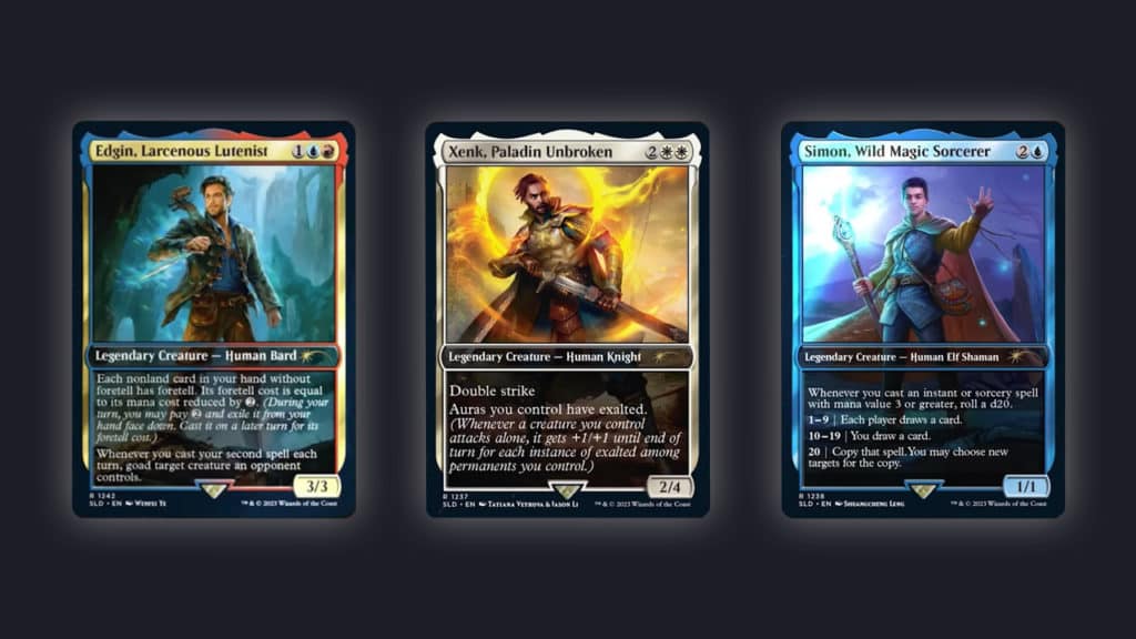 Dungeons & Dragons Honor Among Thieves Secret Lair Cards