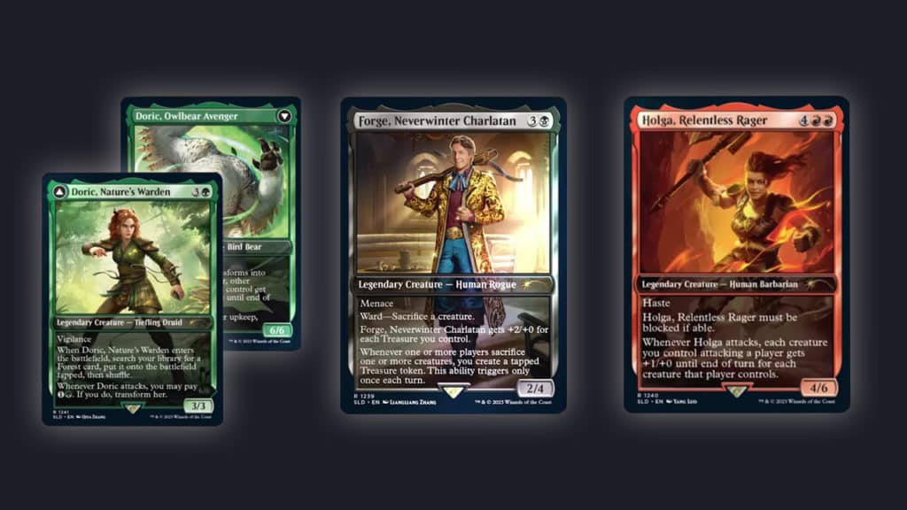 Dungeons & Dragons Honor Among Thieves Secret Lair Cards