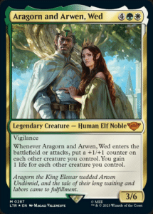 aragorn and arwen, wed