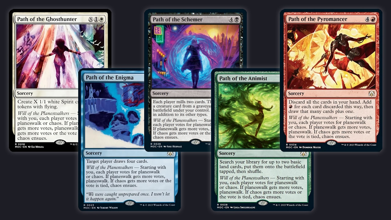 Will of the Planeswalker Cards