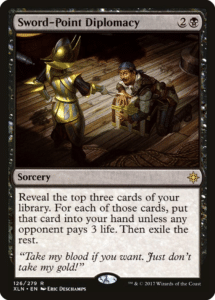 sword-point diplomacy