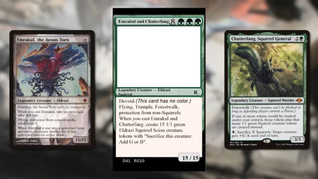 Emrakul and Chatterfang | Un-Known Playtest Cards