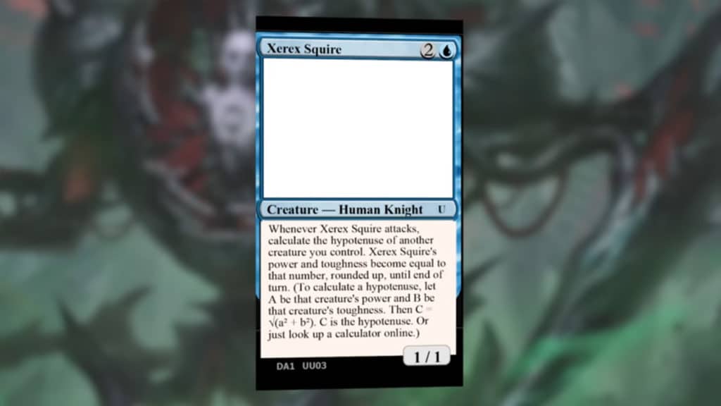 Xerex Squire | Un-Known Playtest Cards