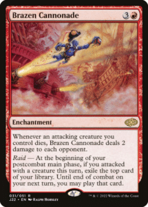 brazen cannonade