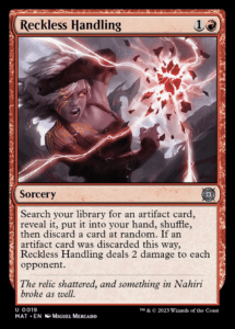 reckless handling