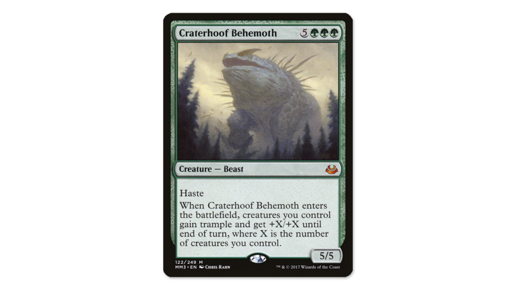 Craterhoof Behemoth | Modern Masters 2017