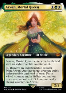 Arwen, Mortal Queen Extended art foil