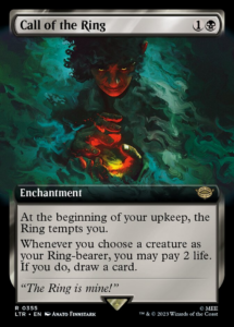 Call of the Ring Extended art foil
