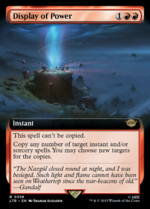 Display of Power Extended art foil
