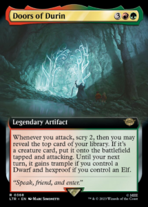 Doors of Durin Extended art foil
