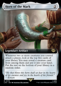 Horn of the Mark Extended art foil