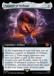 Palantir of Orthanc Extended art foil