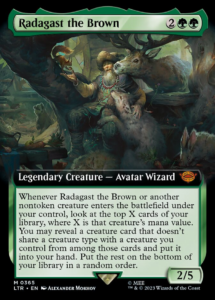 Radagast the Brown Extended Art Foil