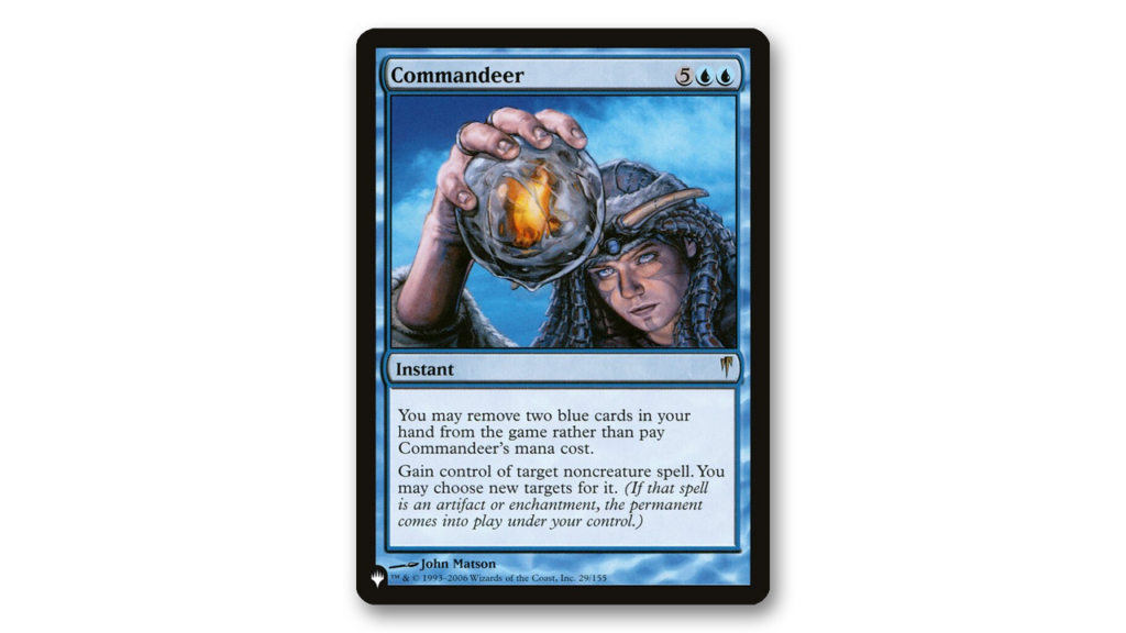 Commandeer | The List