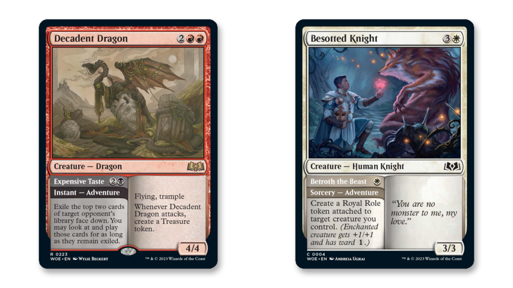 Decadent Dragon & Besotted Knight | Wilds of Eldraine