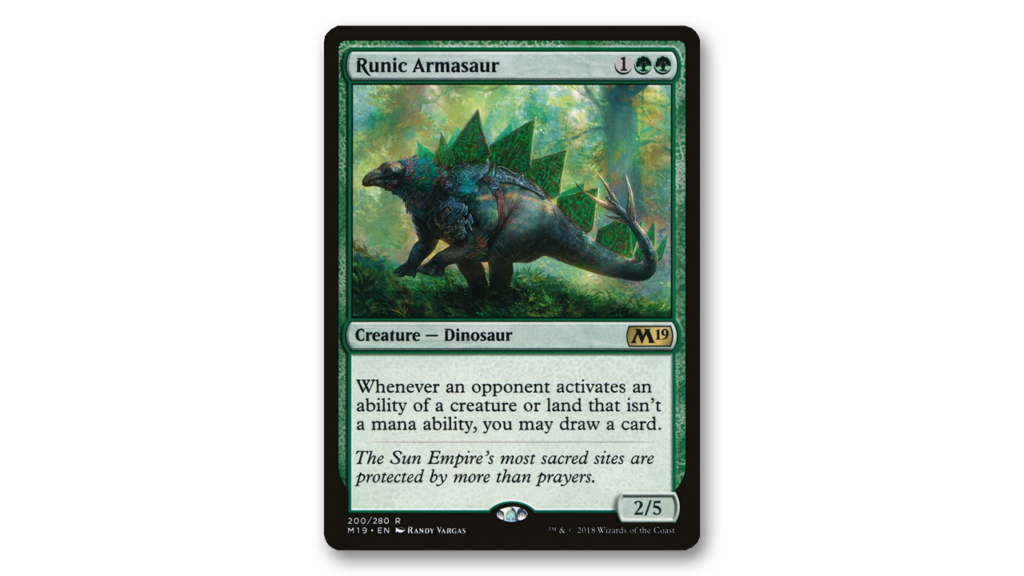 Runic Armasaur | Core Set 2019