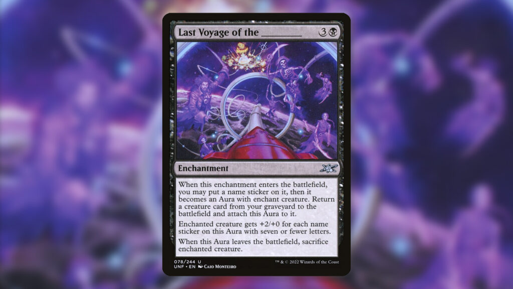 Last Voyage of the _____ | Unfinity