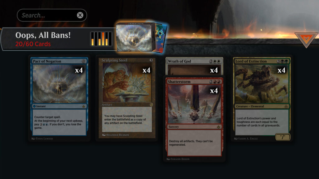 MTG Arena Explorer Bugged Cards