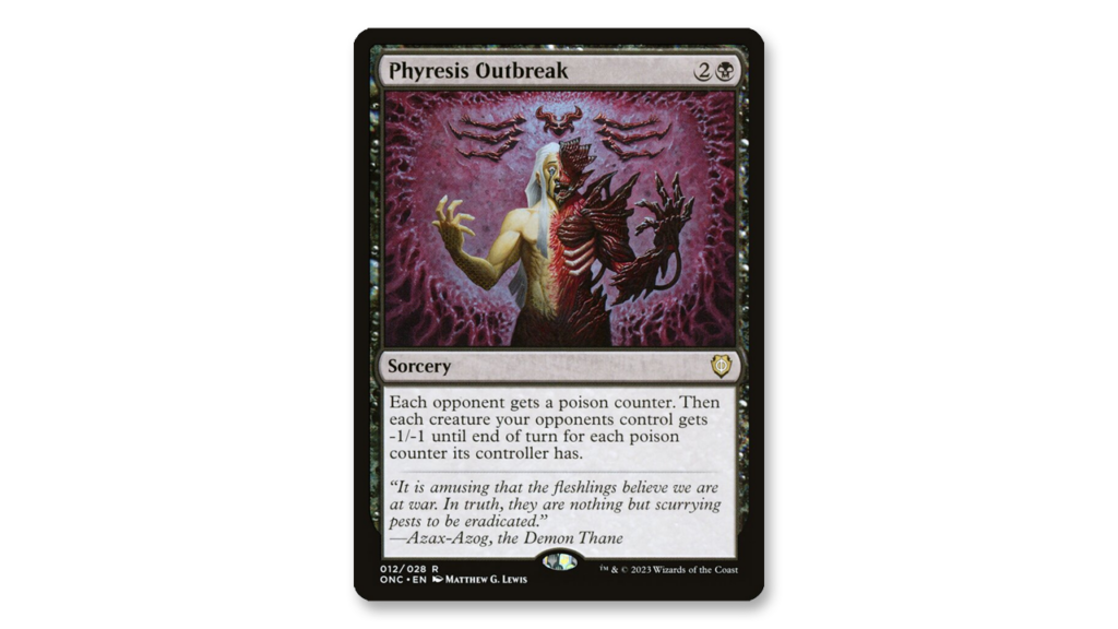 Phyresis Outbreak | Phyrexia: All Will Be One Commander
