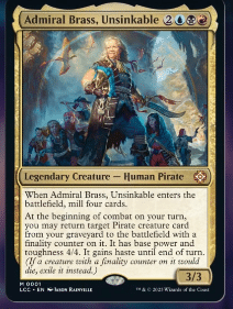 Admiral Brass, Unsinkable