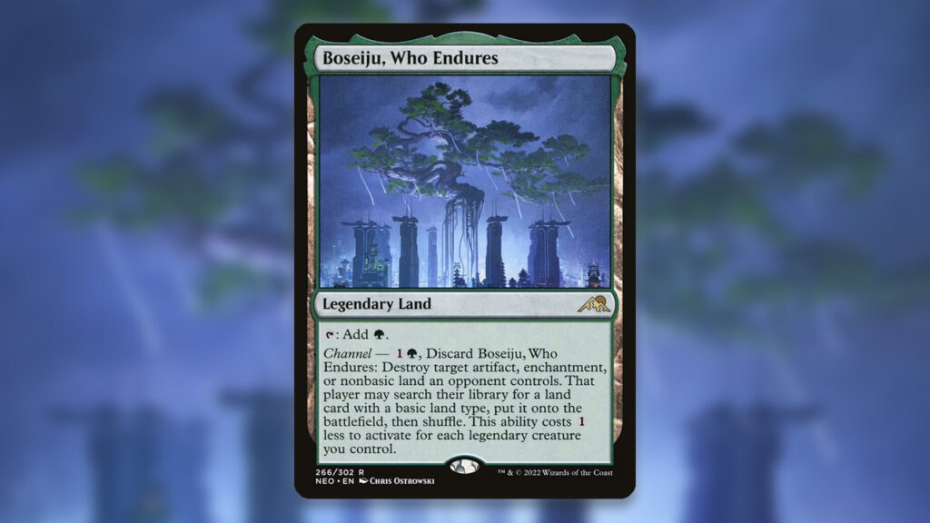 Boseiju, Who Endures