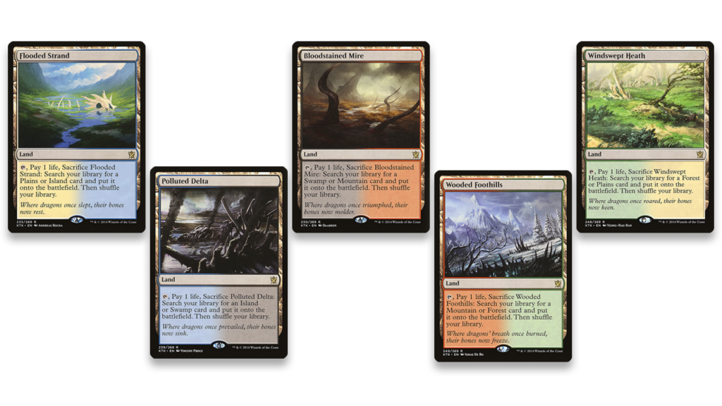 Khans of Tarkir Fetch Lands