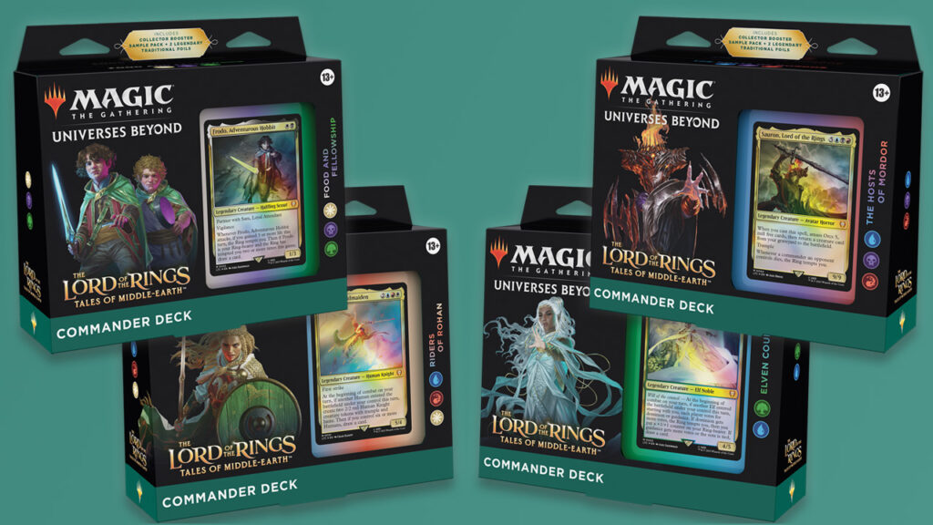The Lord of the Rings: Tales of Middle-earth Commander Decks