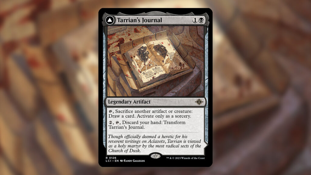 Tarrian's Journal