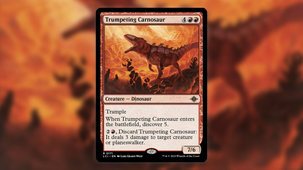 Trumpeting Carnosaur
