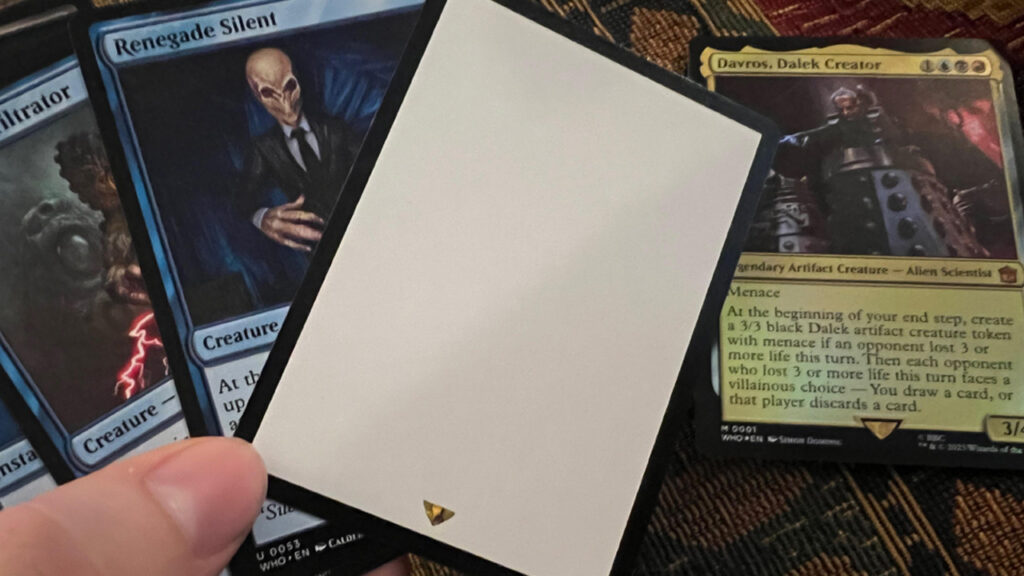Blank MTG Card Misprint