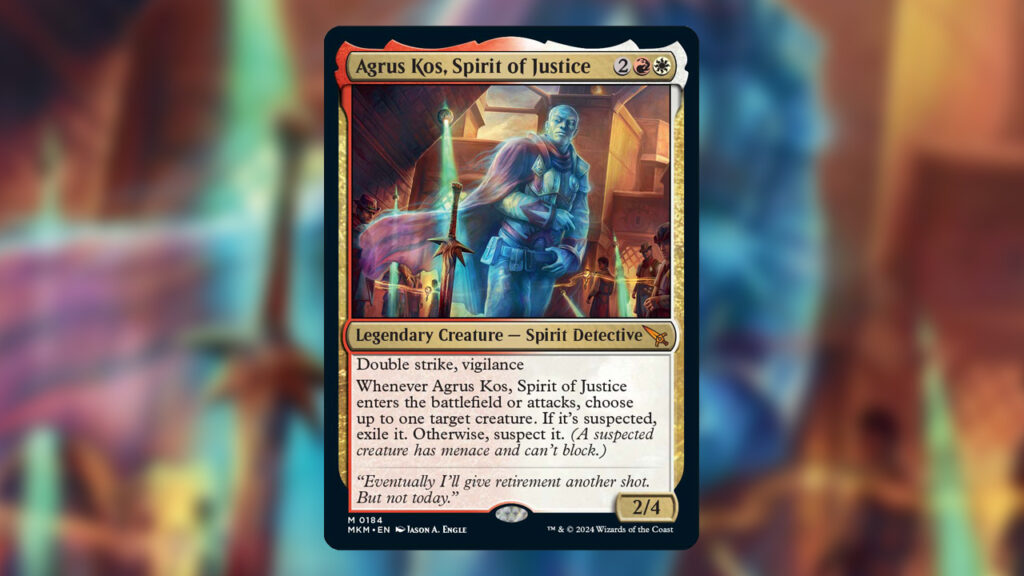 Agrus Kos, Spirit of Justice