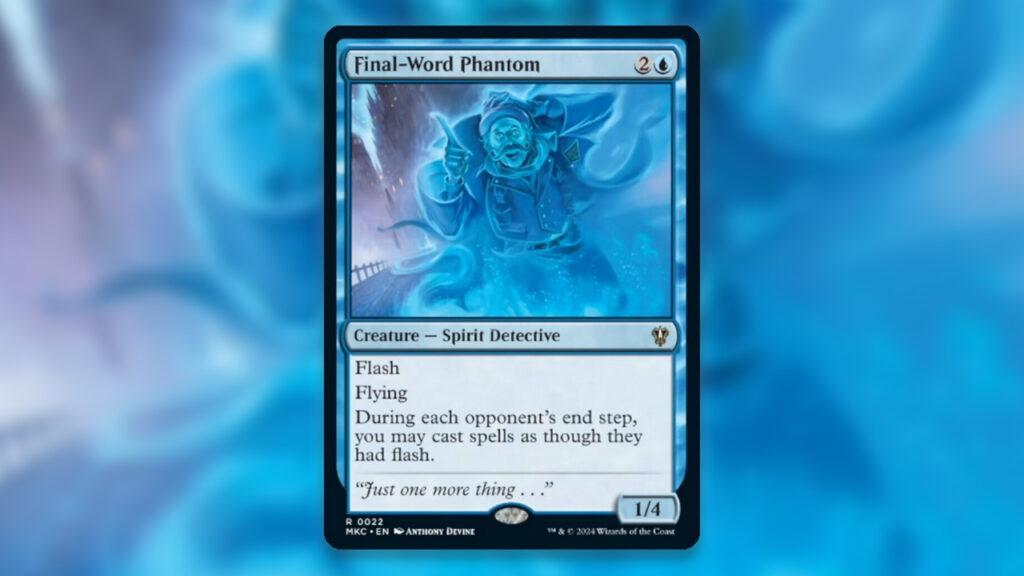 Final-Word Phantom