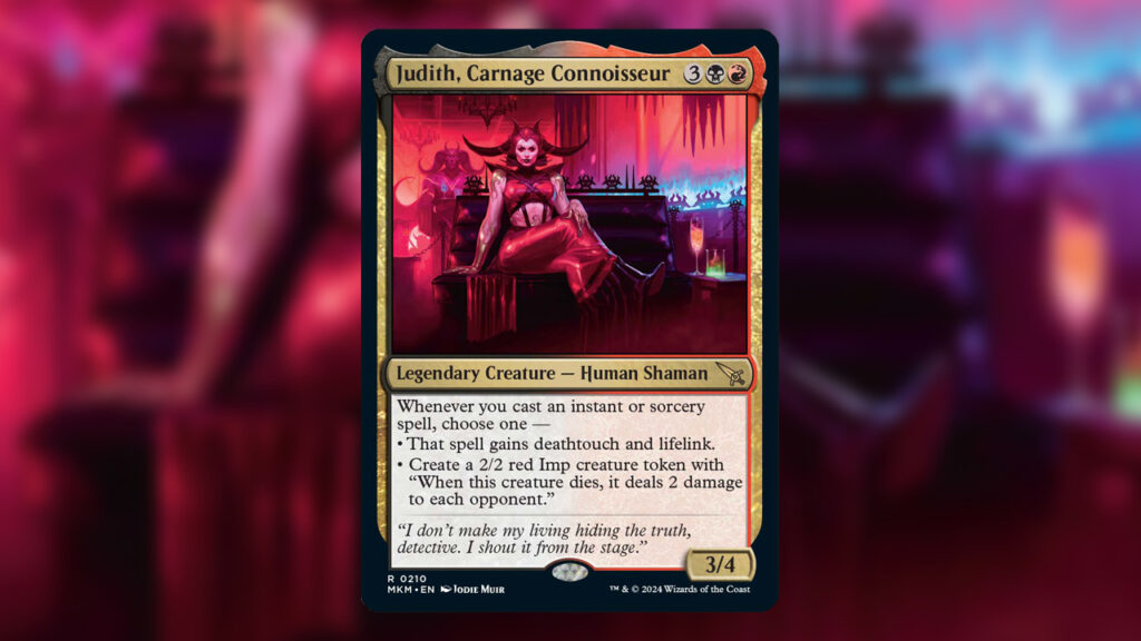 Judith, Carnage Connoisseur