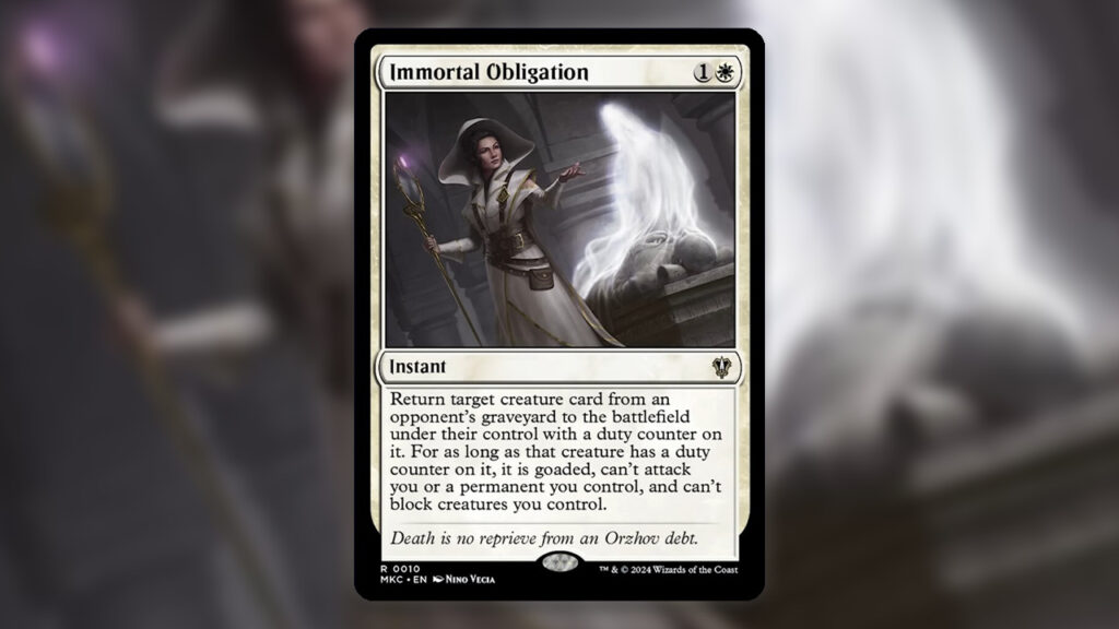 Immortal Obligation