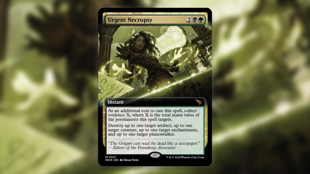 Urgent Necropsy