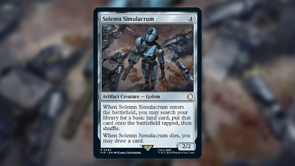 Solemn Simulacrum Fallout