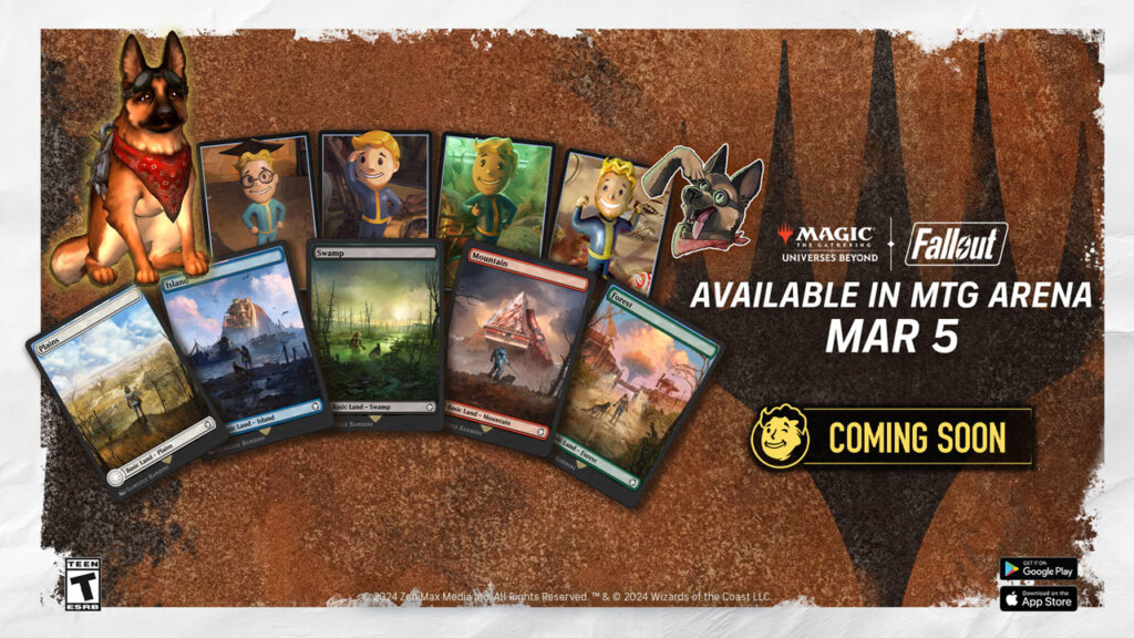 MTG Arena Fallout Cosmetics