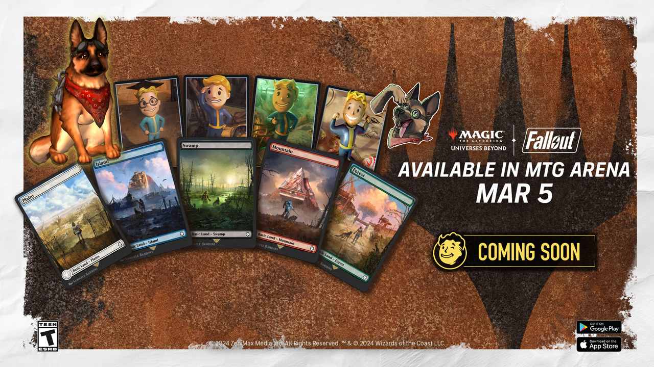 MTG Arena Fallout Cosmetics