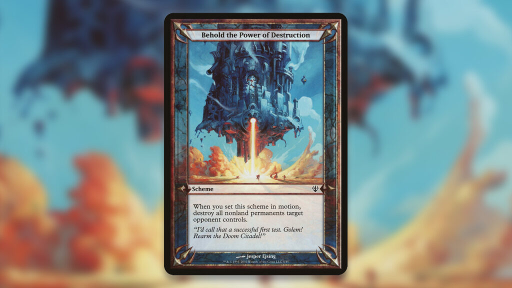 Behold the Power of Destruction