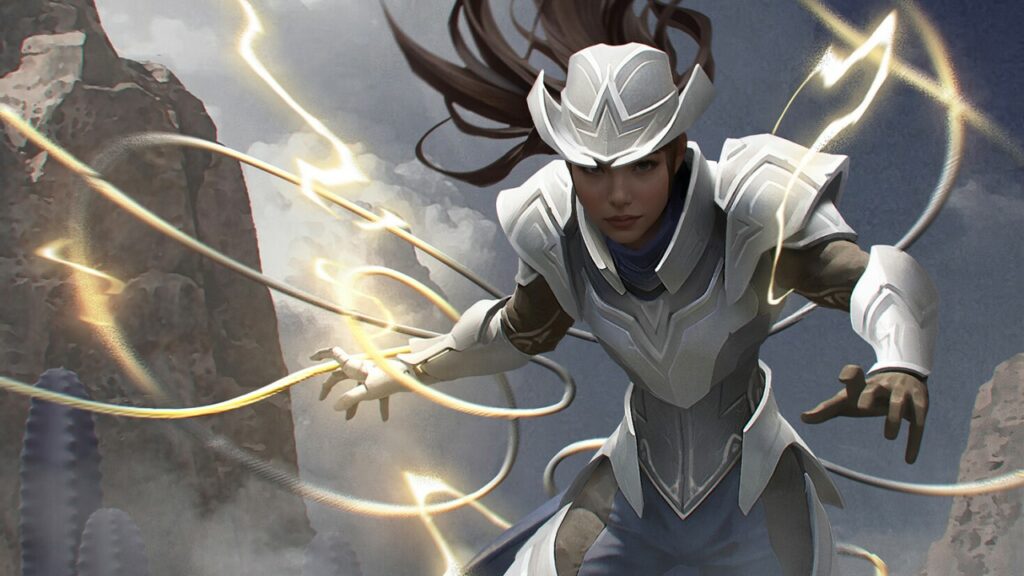 Peerless Ropemaster | Outlaws of Thunder Junction - Art by Wayne Wu