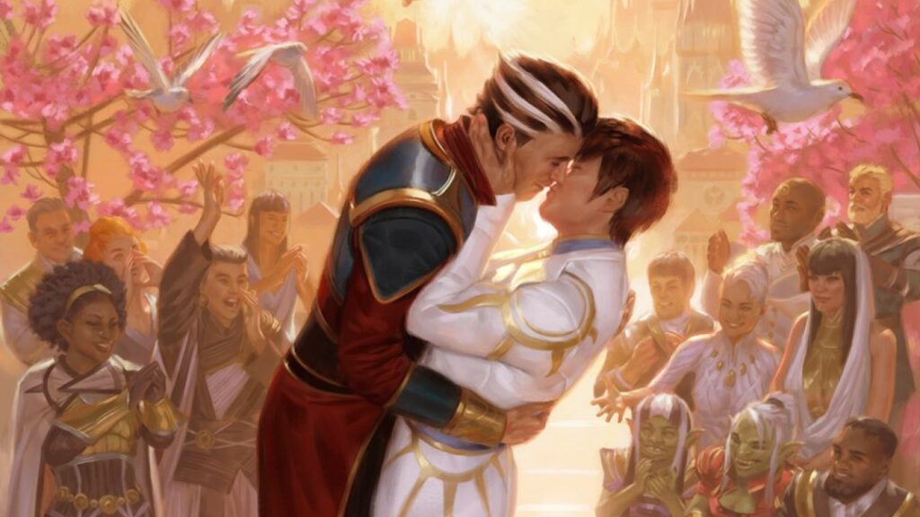 Savor the Moment | Pride Across the Multiverse Secret Lair | Art by Kieran Yanner