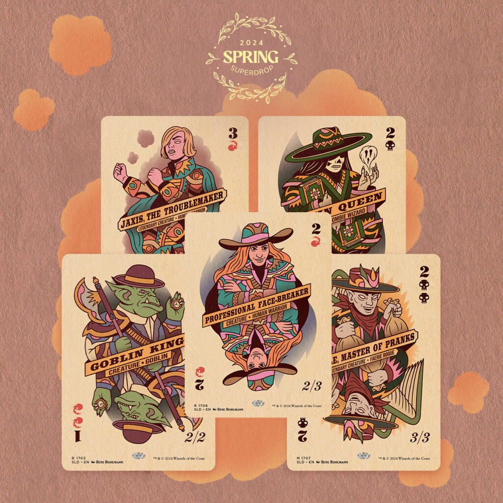2024 Spring Superdrop Poker Faces