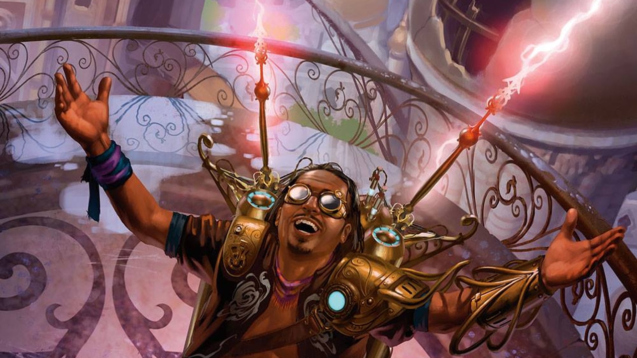 Harnessed Lightning | Kaladesh | Art by Chris Rallis