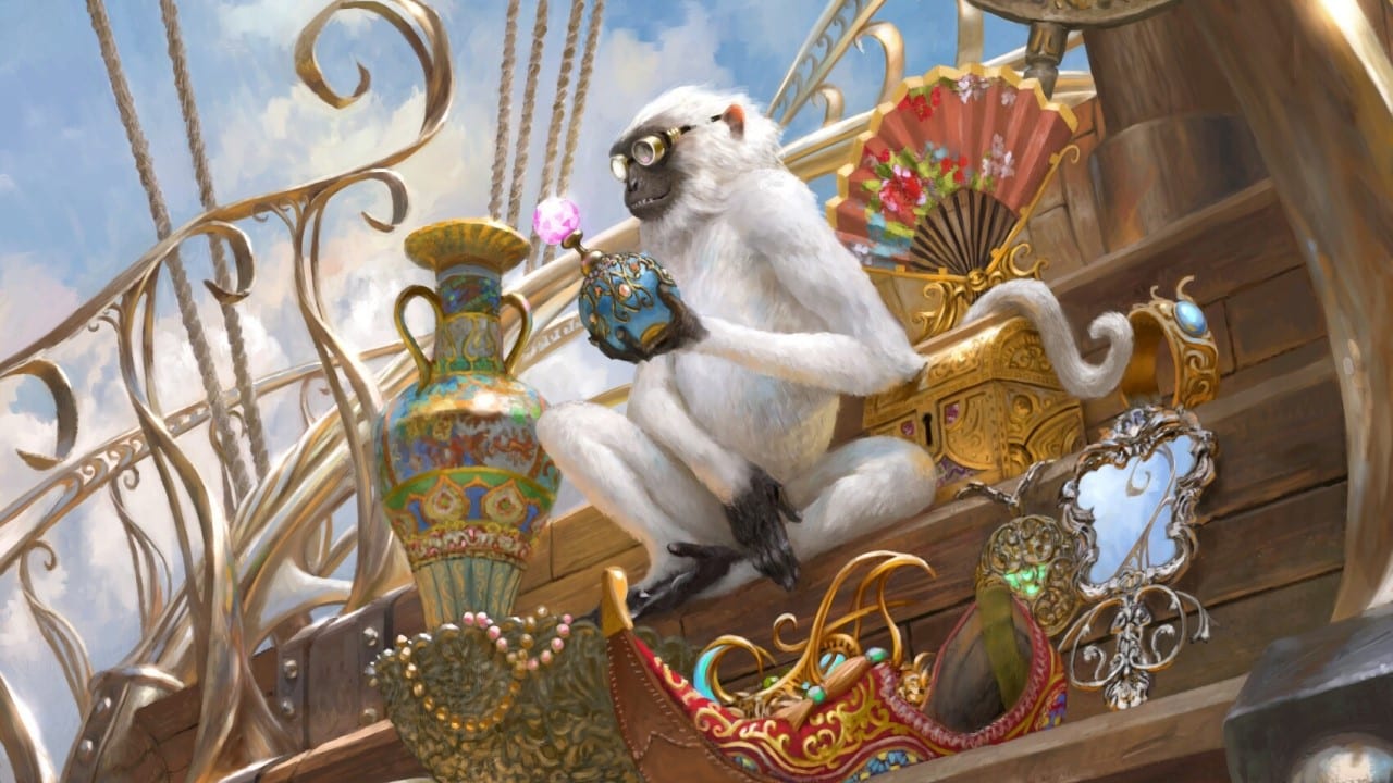 Ragavan, Nimble Pilferer | Modern Horizons 2 | Art by Simon Dominic