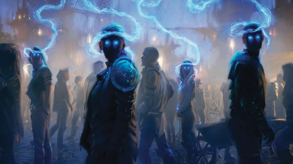 Mass Manipulation | Ravnica Allegiance | Art by Anthony Palumbo