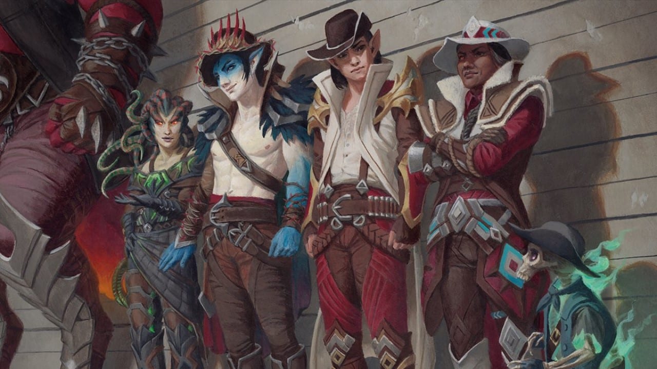 Rakish Crew | Outlaws of Thunder Junction | Art by Ilse Gort