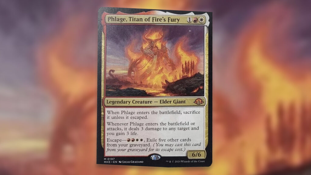 Phlage, Titan of Fire's Fury